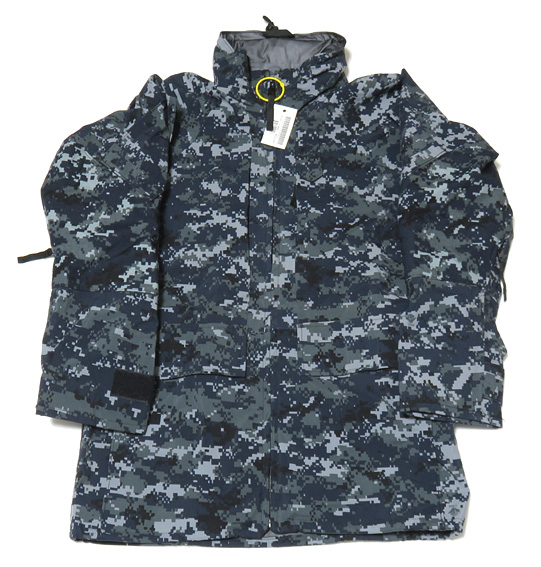 新同品米軍海軍NWU/ECWCSゴアテックスパーカーMXL NWU ECWCS パーカー 新