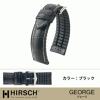 ヒルシュ/ジョージbk時計革ベルト/iwc/ウブロ/ブレゲ/ブランパン