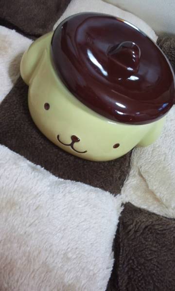 99サンリオ ポムポムプリン 陶器キャニスター キャンディポット 【公式