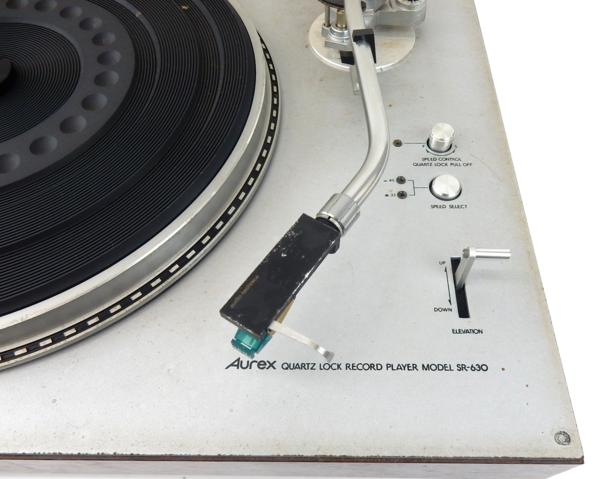 Aurex SR-630 レコードプレーヤー ターンテーブル 通電確認済(本体
