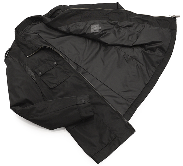 美品 カルバンクライン 羊革使用 M-65 ミリタリージャケット/黒