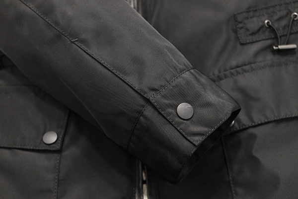 美品 カルバンクライン 羊革使用 M-65 ミリタリージャケット/黒