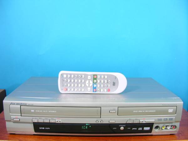 ★DXアンテナVHS/DVDレコーダーDVR-120V★VHS→DVDダビングOK!!