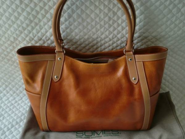 SOMES.ソメス 大容量 レザー バッグ