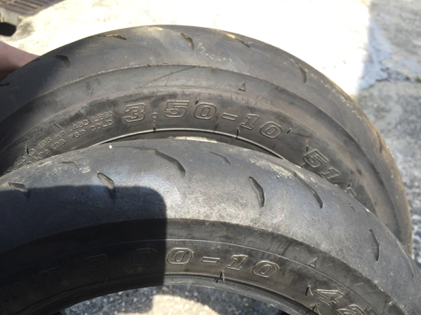 IRC MBR-740 3.00-10 3.50-10 前後2本セット！！
