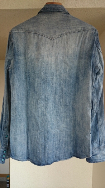 UNITED ARROWS デニムシャツ L モンキータイム ターコイズ 