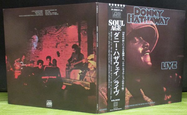 ソウル国内盤 DONNY HATHAWAY/LIVE[ワーナー・パイオニア]'72