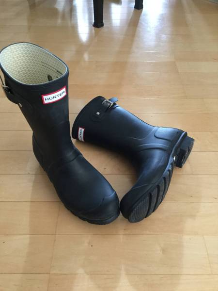 ハンター長靴レインブーツネイビー27cm相当1万円uggtomsが好きに