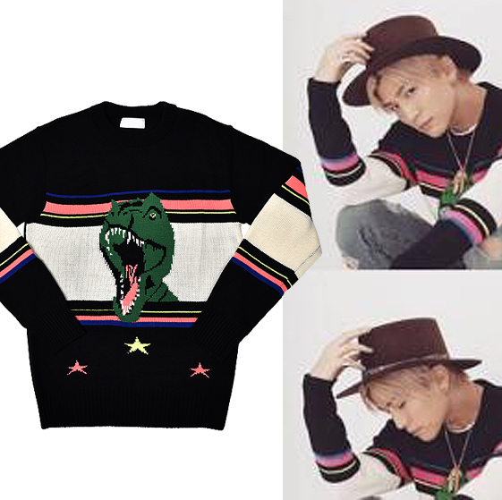 オーバーサイズ ティラノ ニットセーター 三代目JSB岩田着モデル