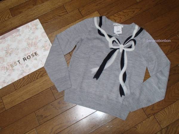 ★大特価★新品★レストローズパリ★リボンニット
