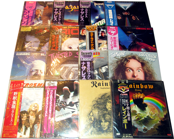 LP All obi Hard Rock まとめて 63枚セット 豪華!◇帯付多数◇ハードロック系LPレコードまとめて63枚セット