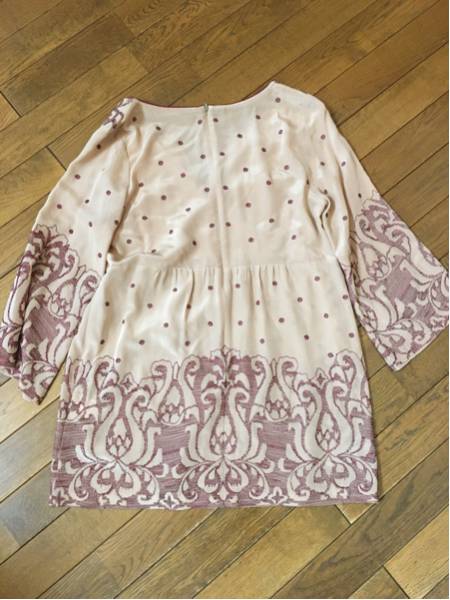 Diagramのシルク刺繍チュニック一度短時間使用