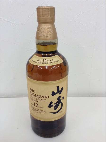 ☆古酒 サントリー 山崎12年 ウイスキー 未開栓 700ml 52879
