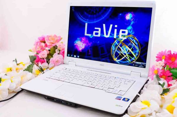 ★超美品★NEC LaVie LL550/S Win7 320GB 4GB DVDRW 無線