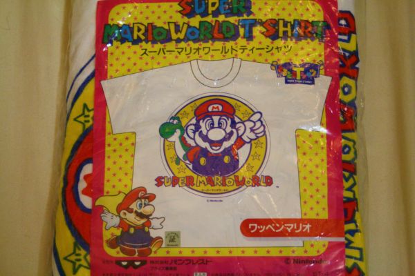新品希少★当時物 任天堂公式 マリオTシャツ レトロゲーム