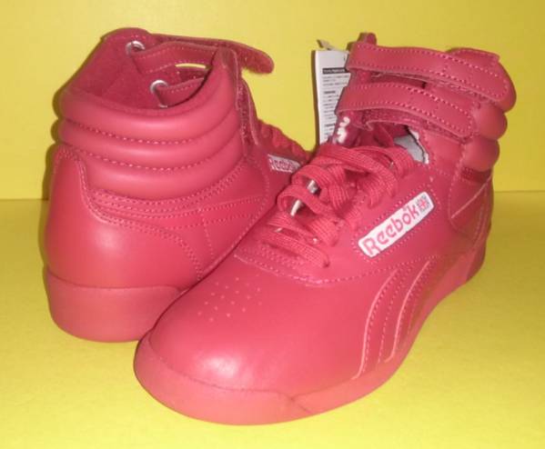 23.5㎝ リーボック フリースタイル HI 赤 FS レザー