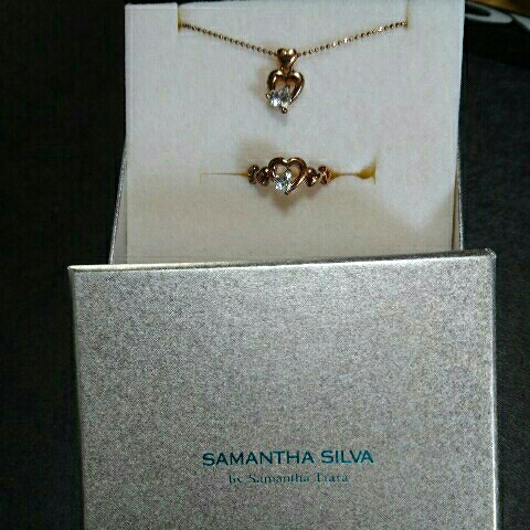 サマンサシルバ ハート指輪ネックレスセットおまけ付き サマンサ