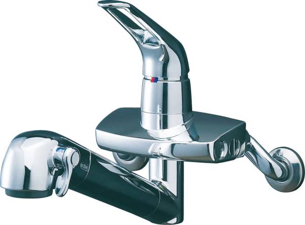 c数量限定 INAX 壁付浄水器内蔵シングルレバー混合水栓 JF-2432S