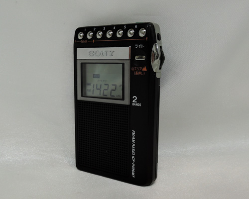 ソニー FM/AMシンセサイザーラジオ 山ラジオ ICF-R100MT 中古 山ラジオ