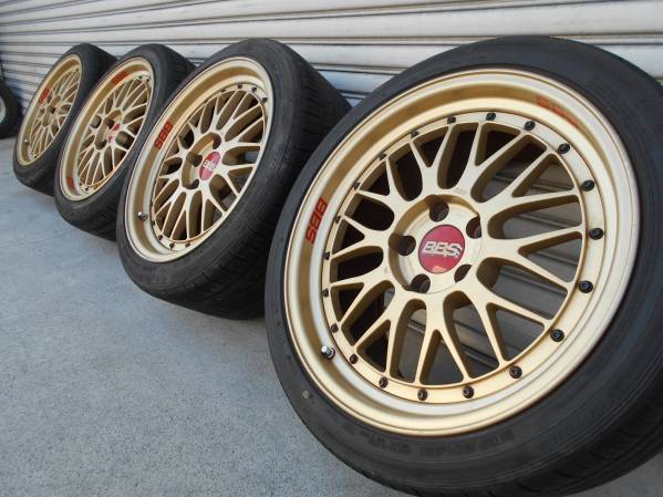 本物 BBS LM 18インチ 深リム LM114 8.5J LM115 9.5j ゴールド