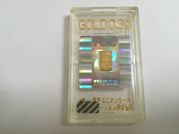 純金インゴット　【０．３ｇ】　田中貴金属　①