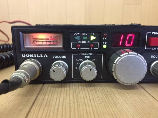 ○S【GORILLA】27MHzモービルトランシーバー CB無線機
