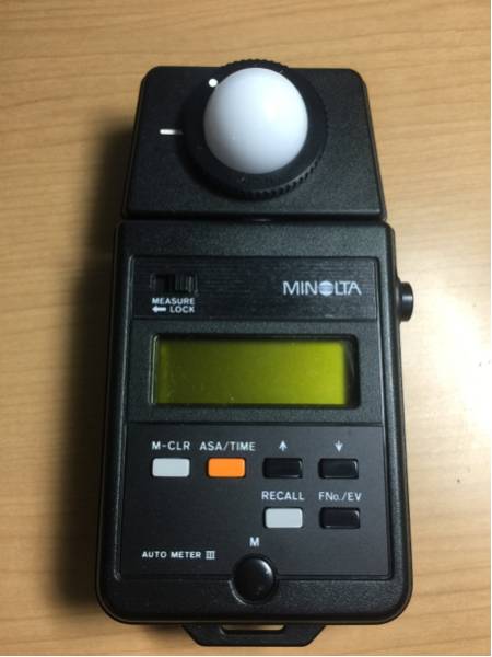 中古　ミノルタ　minolta auto meter III オートメーター