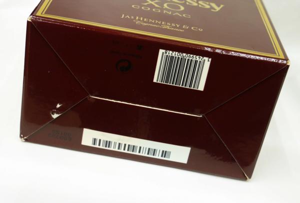 Hennessy X.O コニャック 金キャップ箱付き　袋未開封　【希少古酒】 古酒 Hennessy ヘネシー XO 金キャップ 袋未開封 箱付【K】 コニャック
