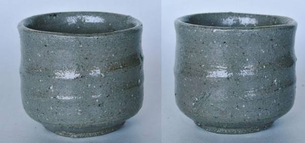 即決！備前焼○藤原謹作○青備前ぐい呑み○共箱付○新品(酒器)｜売買