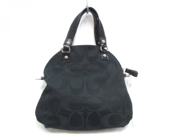コーチ ハンドバッグ 美品 F21713 黒 COACH