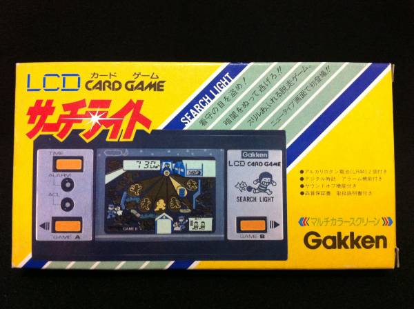 新品 学研 サーチライト マルチカラー LCD LSI ゲーム 昭和 新品