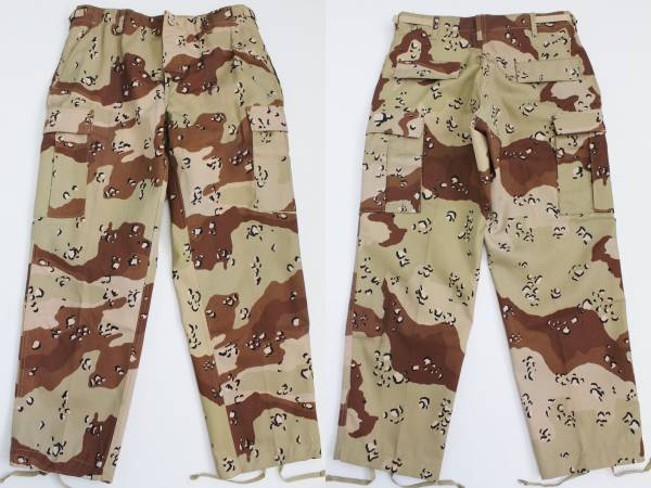 UP64迷彩Mチョコチップ1990年 デザートカモ カーゴパンツ 米軍