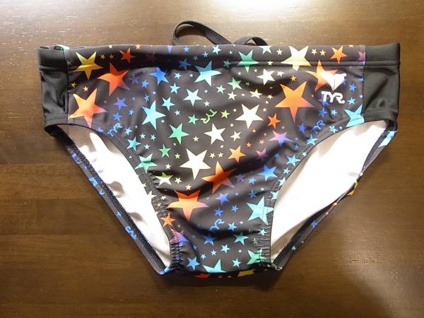 TYR 競泳水着　競パン　Lサイズ　黒　（１）