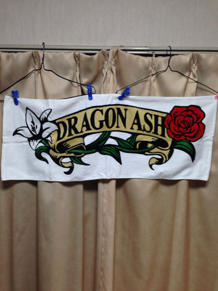 【新品・未使用】DragonAsh フェイスタオル 2枚セット ドラゴンアッシュ Dragon Ash タオル ドラゴンアッシュタオルです