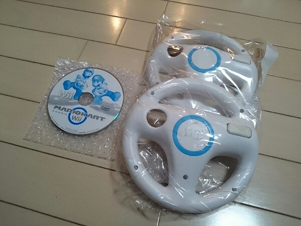 Ｗｉｉ・マリオカート・ハンドル２個セット・