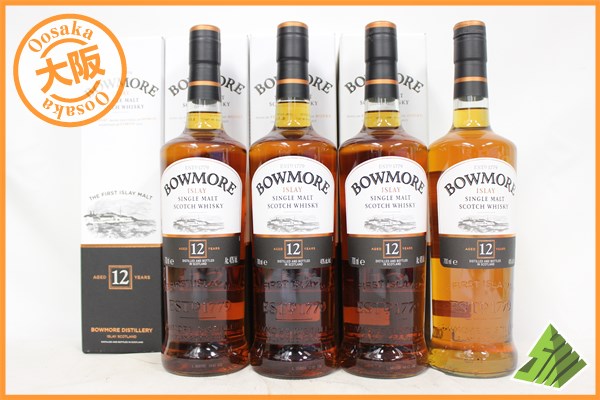 ◇注目! ボウモア BOWMORE 12年 700ml 40% 4本セット 箱付 A 【公式通販】