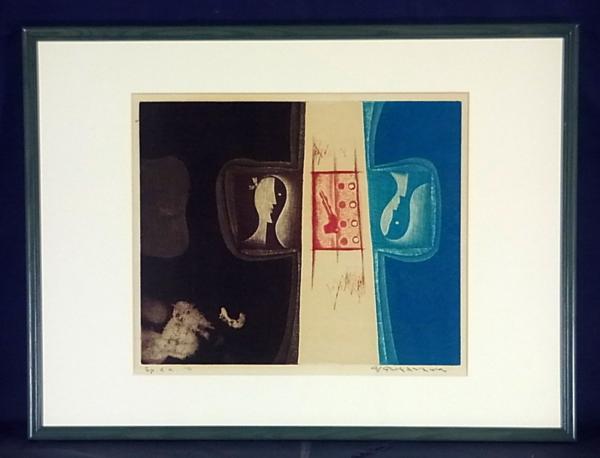 深沢幸雄 深沢幸雄銅版画集「ボードレール悪の華」銅版画6枚揃 限定50