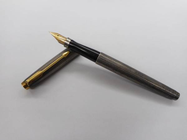 PARKER パーカー スターリングシルバー 万年筆 ペン先 14K XF 文房具