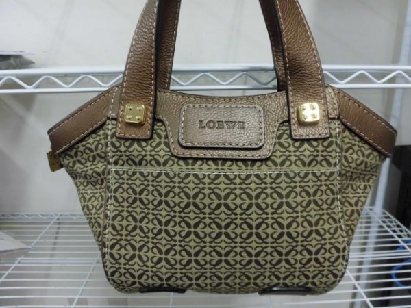 to30◆ロエベ LOEWE　バッグ　ブラウン　美品