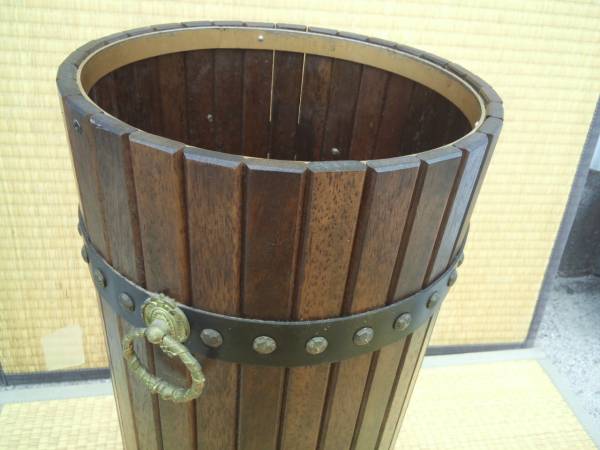 karimoku/オールド カリモク/木製傘立て/樽型 カリモク家具 ブランド