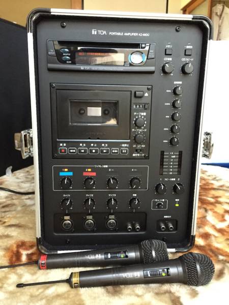 TOA ポータブルアンプ KZ-65DC 動作確認済 完動：TOA 移動用PAアンプKZ65DC