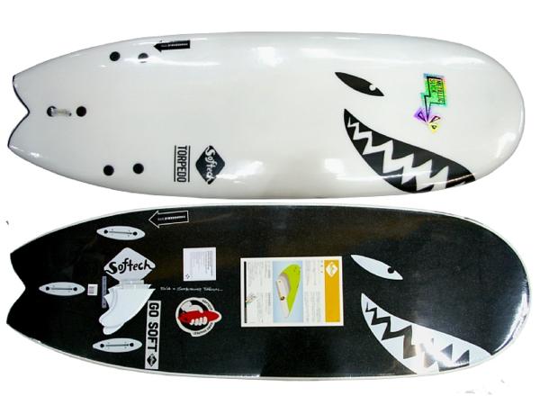 Softech Torpedo 5'4 サーフボード ソフトボード セット Softech
