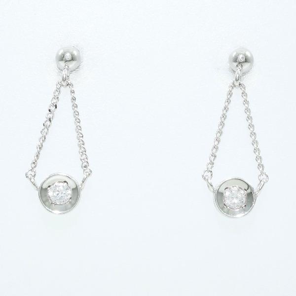 K10 ピアス ダイヤ 中古 美品 送料無料 即決☆0315