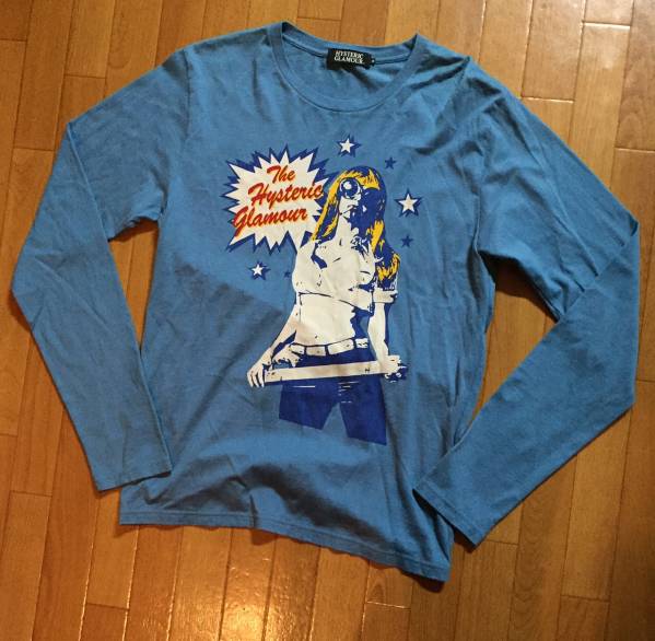 ヒステリックグラマー　ガールプリント長袖Tシャツ ☆ ヒステリックグラマー プリントTシャツ 長袖 ガールプリント