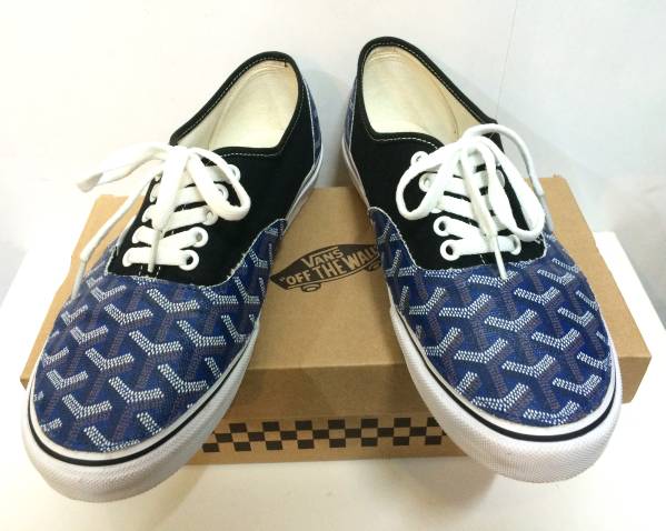 VANS AUTHENTIC Goyard ゴヤール柄 カスタムスニーカー US9.5