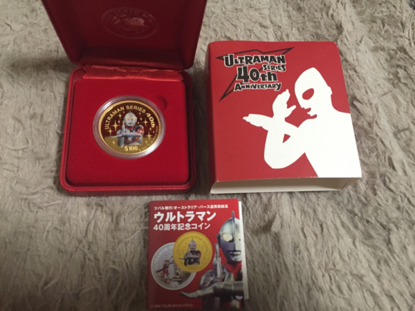 ウルトラマン誕生40周年記念コイン 金貨 1oz 2006年 ツバル発行