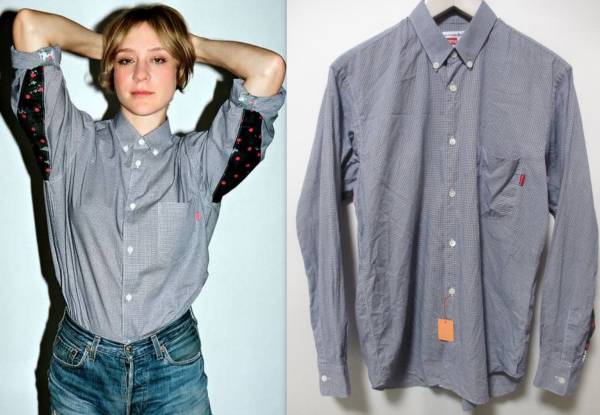 *Supreme×COMME des GARCONS SHIRT 13SS Gusset Shirt XS★FK