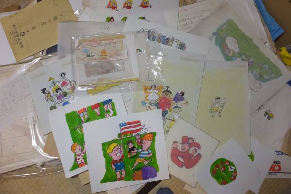 火の鳥ムーミン絵本肉筆原画版下資料！やなせたかし石ノ森章太郎