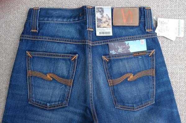 【新品】NUDIE JEANS ヌーディ―ジーンズ STRAIGHTALF W28 L32