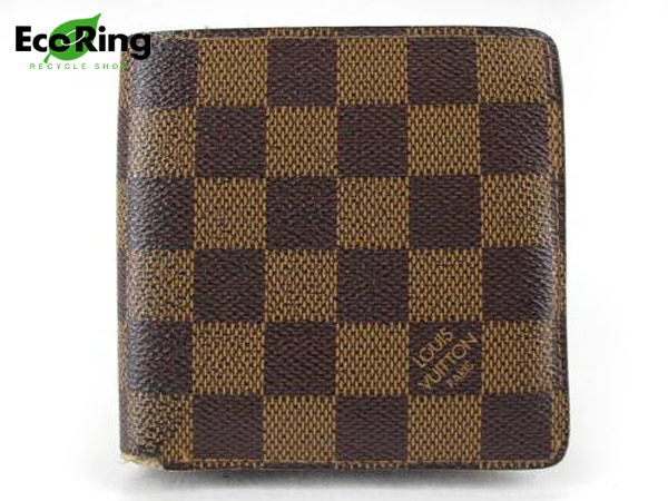 1円 ヴィトン N61675ダミエ ポルトフォイユマルコ 財布 AV579